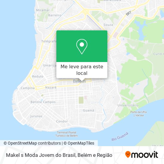 Makel s Moda Jovem do Brasil mapa