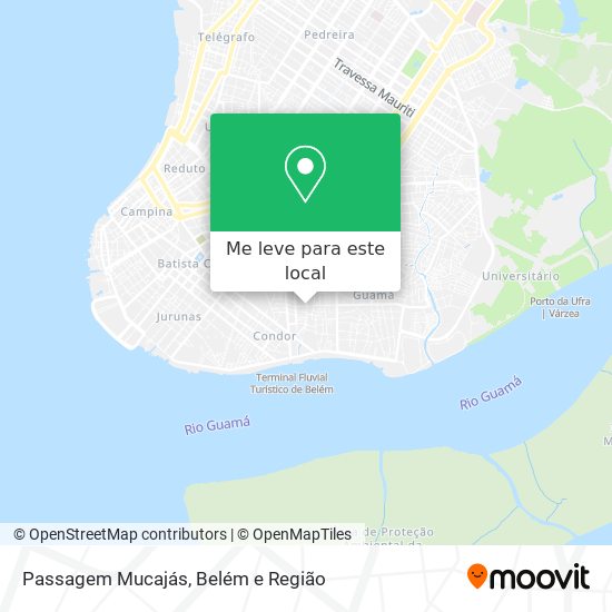 Passagem Mucajás mapa