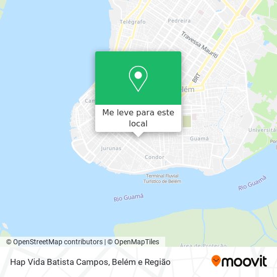 Hap Vida Batista Campos mapa