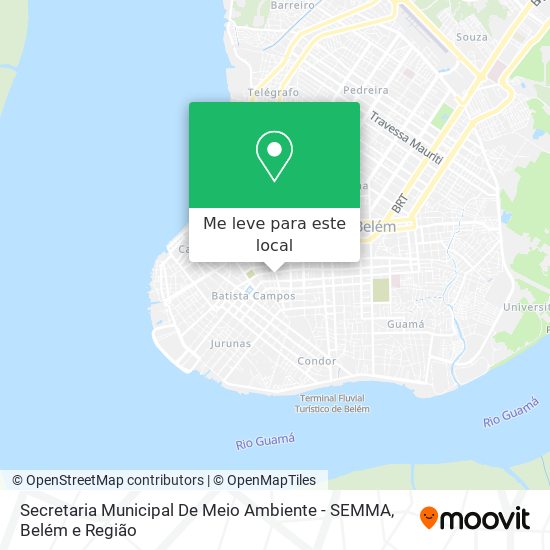 Secretaria Municipal De Meio Ambiente - SEMMA mapa