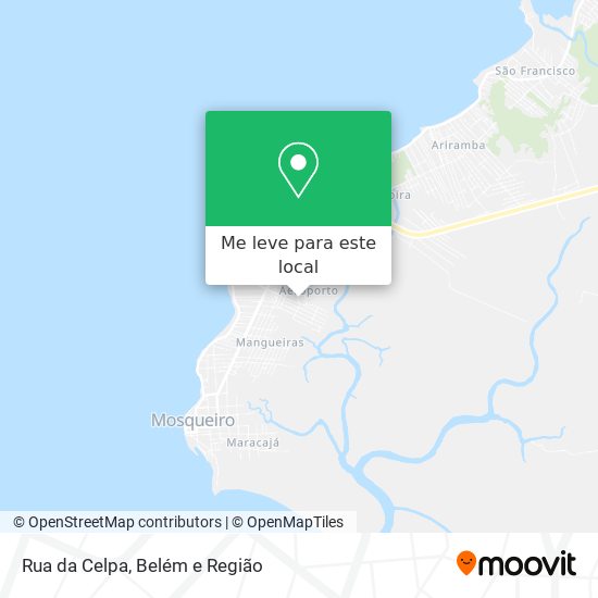 Rua da Celpa mapa