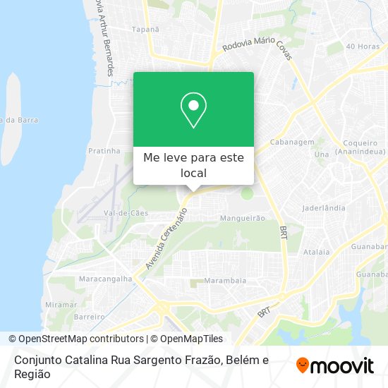 Conjunto Catalina Rua Sargento Frazão mapa