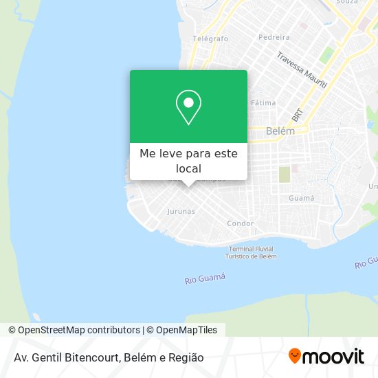 Av. Gentil Bitencourt mapa