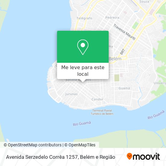 Avenida Serzedelo Corrêa 1257 mapa