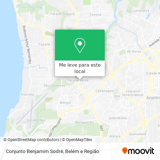 Conjunto Benjamim Sodré mapa