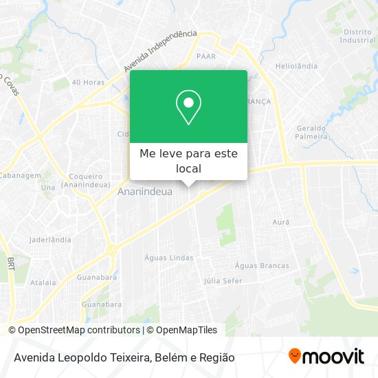 Avenida Leopoldo Teixeira mapa