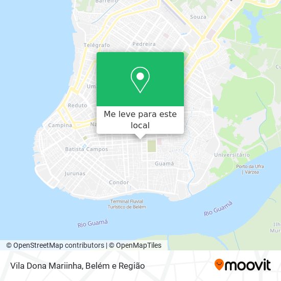 Vila Dona Mariinha mapa