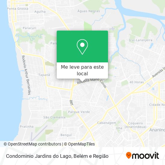 Condominio Jardins do Lago mapa