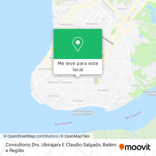 Consultorio Drs. Ubirajara E Claudio Salgado mapa