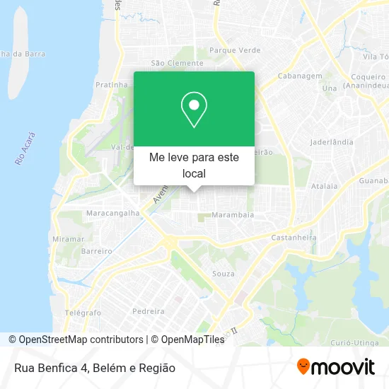 Rua Benfica 4 mapa