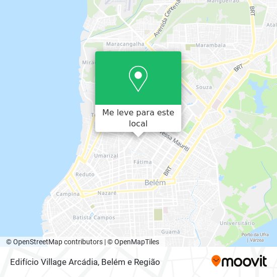 Edifício Village Arcádia mapa