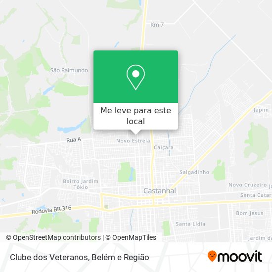 Clube dos Veteranos mapa