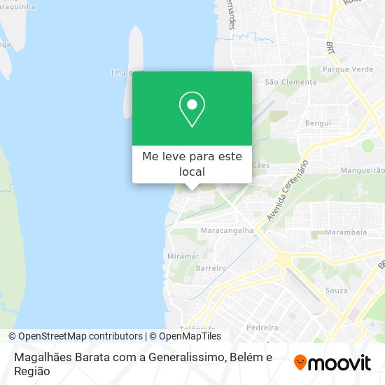 Magalhães Barata com a Generalissimo mapa
