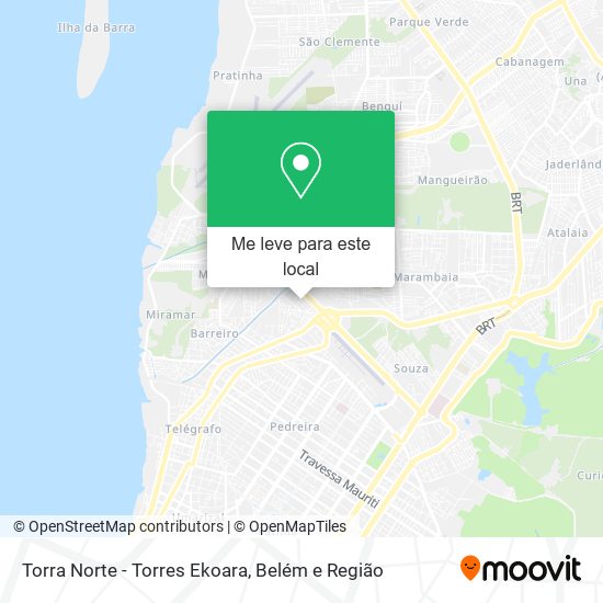 Torra Norte - Torres Ekoara mapa