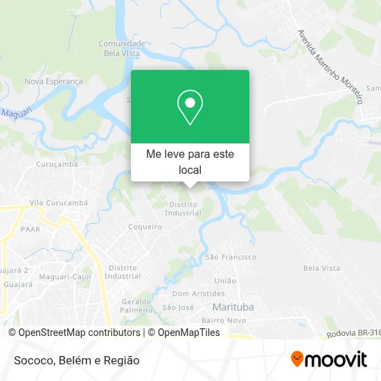 Sococo mapa
