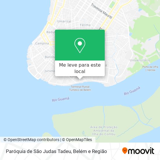 Paróquia de São Judas Tadeu mapa