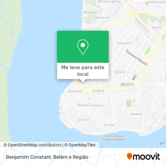 Benjamim Constant mapa