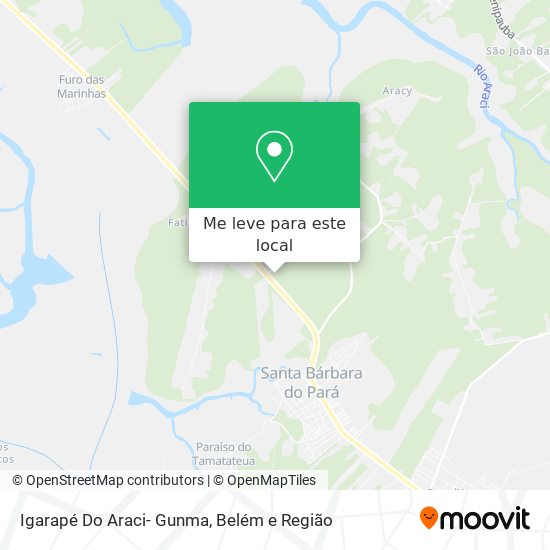 Igarapé  Do Araci- Gunma mapa