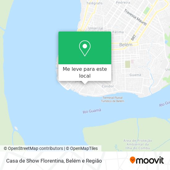 Casa de Show Florentina mapa