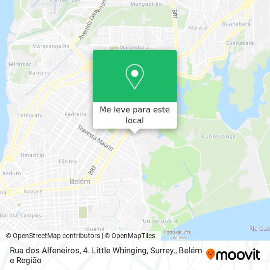 Rua dos Alfeneiros, 4. Little Whinging, Surrey. mapa