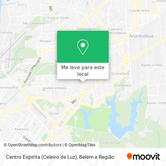 Centro Espírita (Celeiro de Luz) mapa