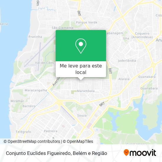 Conjunto Euclides Figueiredo mapa