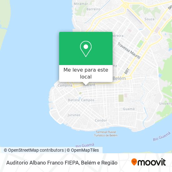 Auditorio Albano Franco FIEPA mapa