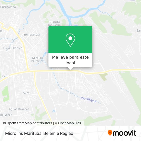 Microlins Marituba mapa