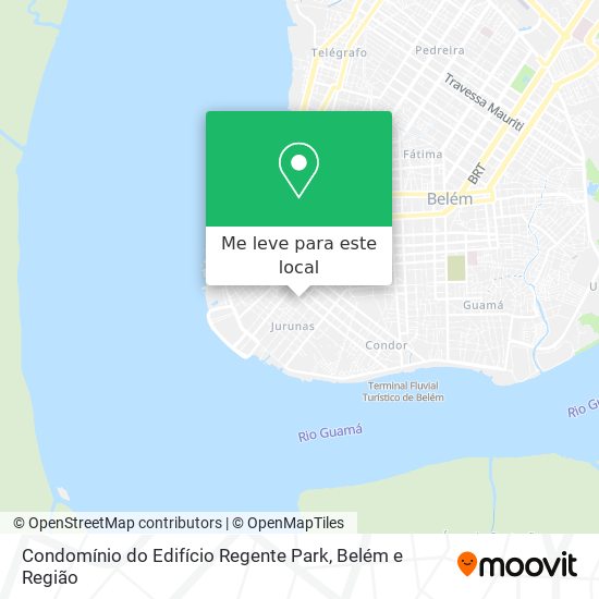 Condomínio do Edifício Regente Park mapa