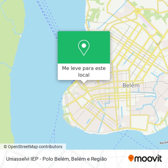 Uniasselvi IEP - Polo Belém mapa