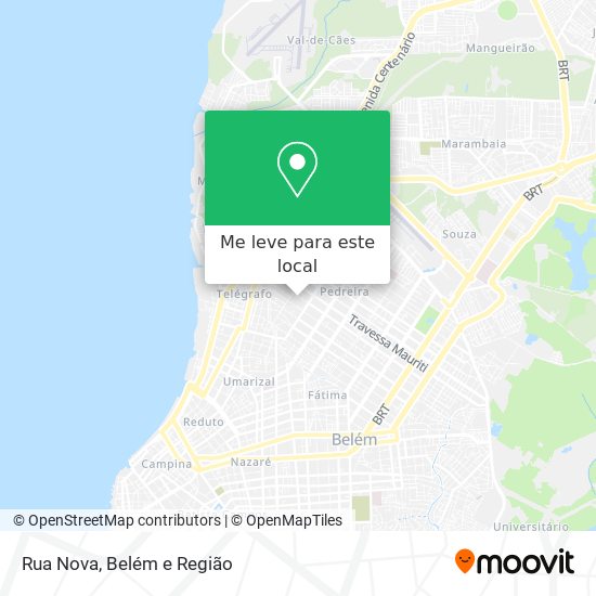 Rua Nova mapa