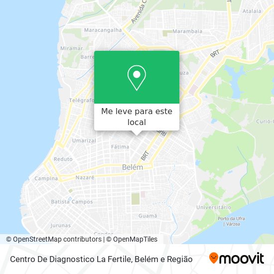 Centro De Diagnostico La Fertile mapa
