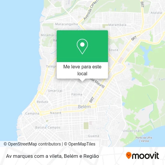Av marques com a vileta mapa