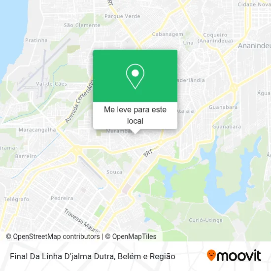 Final Da Linha D'jalma Dutra mapa