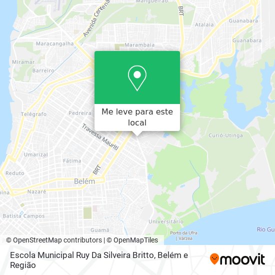 Escola Municipal Ruy Da Silveira Britto mapa