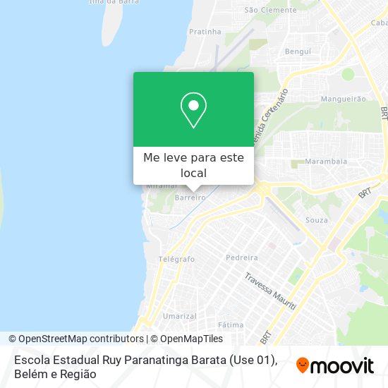 Escola Estadual Ruy  Paranatinga  Barata (Use 01) mapa