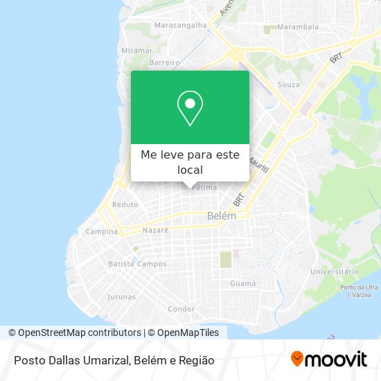 Posto Dallas Umarizal mapa