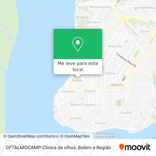 OFTALMOCAMP Clinica de olhos mapa