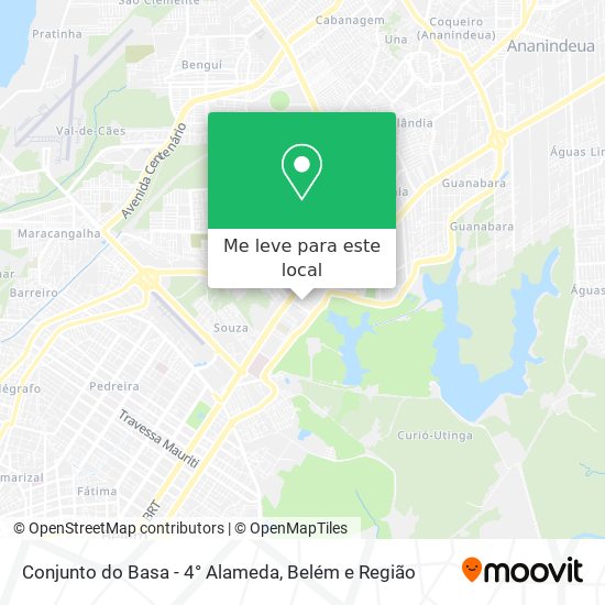 Conjunto do Basa - 4° Alameda mapa