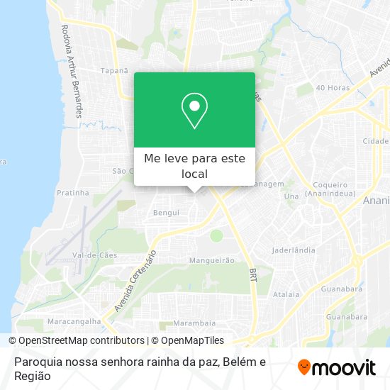 Paroquia nossa senhora rainha da paz mapa