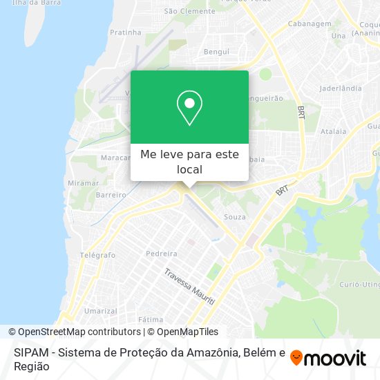 SIPAM - Sistema de Proteção da Amazônia mapa