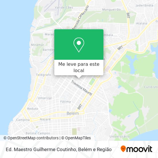Ed. Maestro Guilherme Coutinho mapa