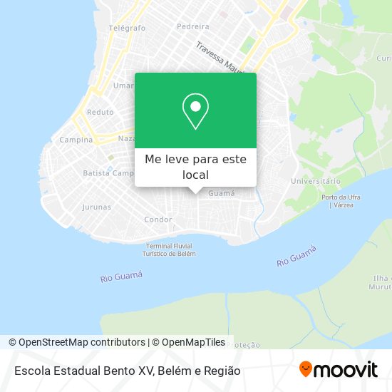 Escola Estadual Bento XV mapa