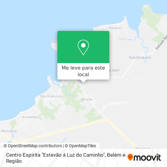 Centro Espirita "Estevão á Luz do Caminho" mapa
