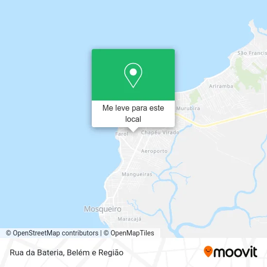 Rua da Bateria mapa