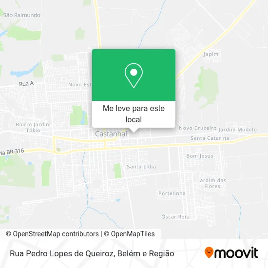 Rua Pedro Lopes de Queiroz mapa