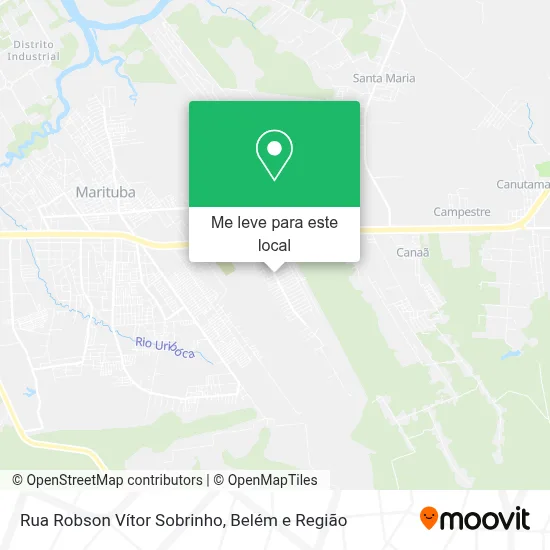 Rua Robson Vítor Sobrinho mapa