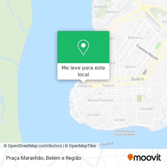Praça Maranhão mapa
