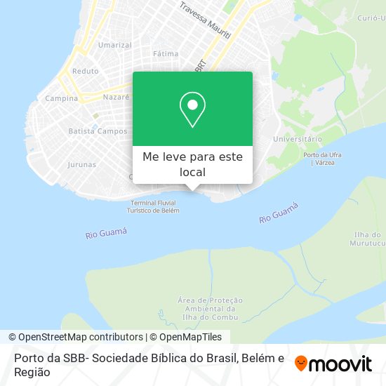 Porto da SBB- Sociedade Bíblica do Brasil mapa