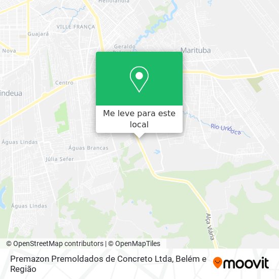 Premazon Premoldados de Concreto Ltda mapa